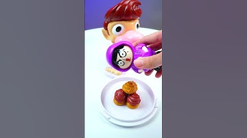 Satisfying With Unboxing & Review Miniature Surprise Eating Set Video l ASMR Videos