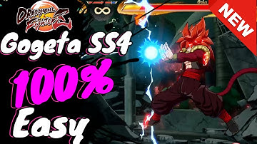 D🅱FZ ➤Gogeta SS4 EASY TOD combo solo 100% on-screen inputs!!! Tutorial【 Dragon Ball FighterZ】