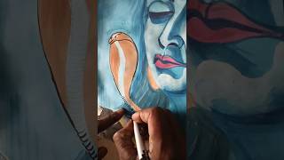Acrylic On Paper Mahadev painting 🖌️🎨 || #vijaypalarts #painting #acrylic #drawing