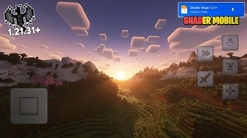 Best Shader For Minecraft PE 1.21+ | Ultra Realistic Shader Bedrock - No Lag