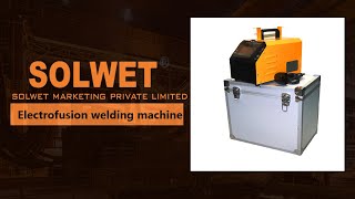 solwet hdpe electrofusion welding machine touch screen 315mm