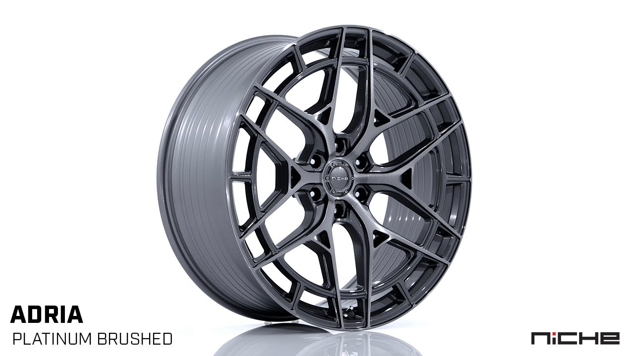 NICHE NC284 ADRIA | 24X10 | 20X10 | PLATINUM WITH BRUSHED FACE