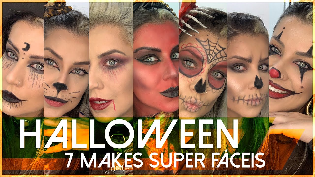 Maquiagem de Halloween: duas opções simples e fáceis de fazer