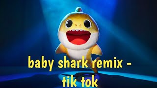 Baby Shark Remix - tik tok (slowed down) Resimi