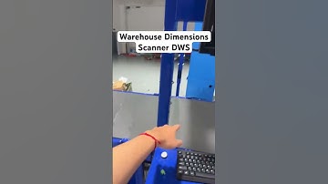 Warehouse dimensions scanner DWS, dimension weight scanning | DWS system solution# conveyor
