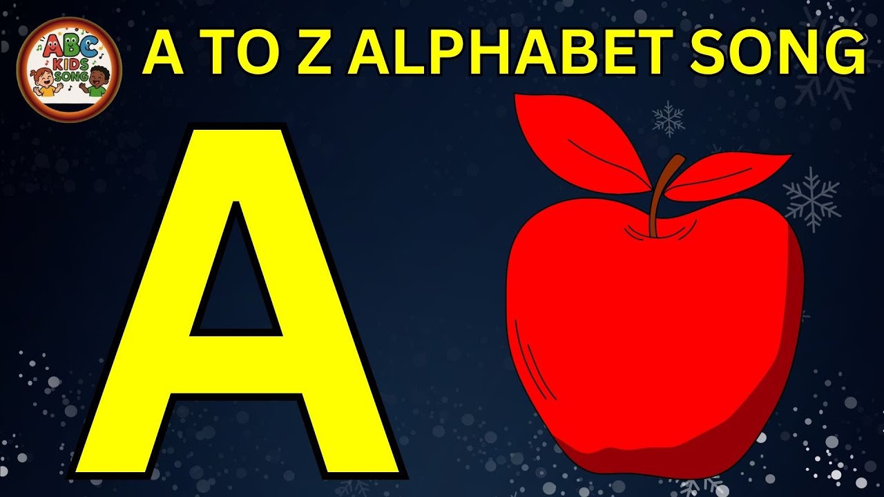 ABC Song for Preschool Learning Fun A to Z Letters Nursery Rhymes ...
