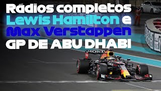 Onboard com Lewis Hamilton e Max Verstappen na última volta do GP de Abu Dhabi - F1 2021