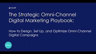 The Strategic Omnichannel Digital Marketing Playbook