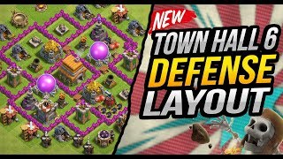 Clash of Clans Town Hall 6 (TH6) Trophy/War Base 2018