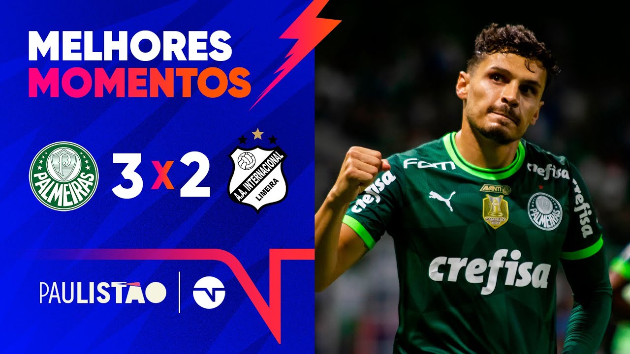 RONY FAZ GOLAÇO DA VITÓRIA DE COBERTURA E VEIGA CRAVA DUAS VEZES! PALMEIRAS 3X2 INTER DE LIMEIRA