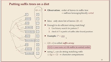 COMP526 Unit 6-5 2020-03-09 Text Indexing: suffix arrays