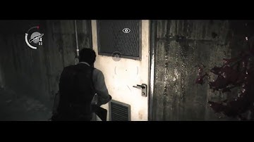 the evil within  stuck on the wall