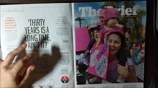ASMR Magazine Page Flip, Soft Spoken, Close Up screenshot 4