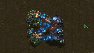 Starcraft Broodwar 200 supply of Scouts Vs 200 supply of Battlecruisers
