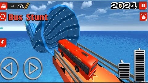Impossible Bus Stunt Driving 2024 - Mega Ramp Racing Driving Simulator - Android GamePlay