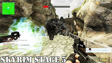 Counter-Strike Source - ze_tesv_skyrim_v4fix - Zombie Escape Mod - Stage 5 - Sovngarde