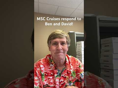 MSC Cruises responds