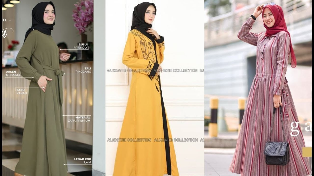  Model  Baju Wanita  Berhijab  Terbaru 2022 2022 Muslimah 