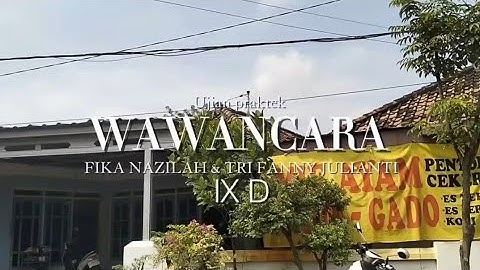 Wawancara penjual mie ayam || Ujian praktek ips