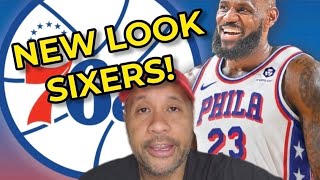 LEBRON JAMES and DEPTH CHART! #nba #sixers #lebronjames 