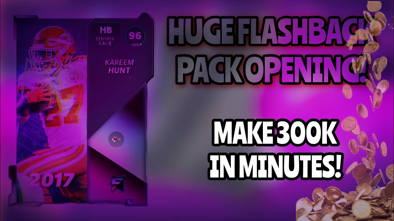 MAKING MILLIONS WITH NEW 96+ FLASHBACK PACKS! (Madden 21 Ultimate Team)