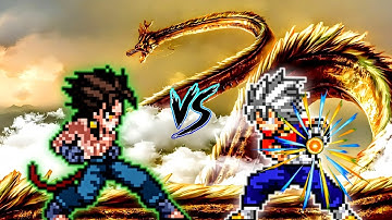 Vegito Ikari SSJ4 (New) VS Vegito (all form) in Jump Force Mugen