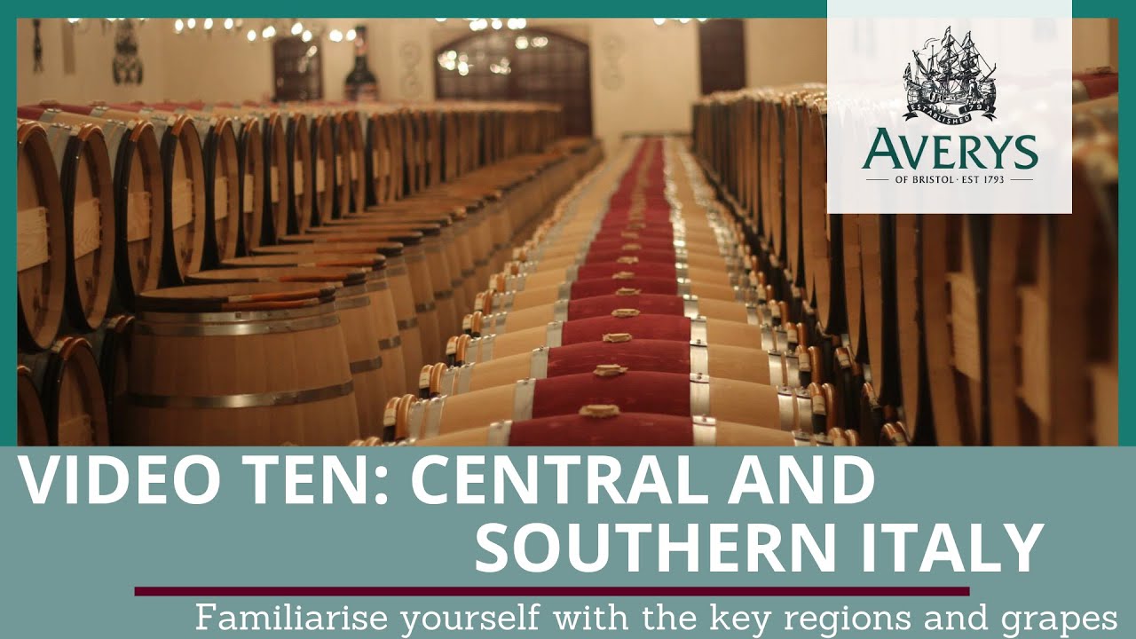 10. Central and Southern Italy – Averys at Home Wine Video