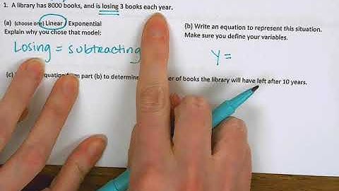 Linear vs Exponential Models Video