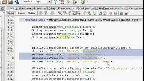 Java prog#68  How to use the database values in Jfreechart 3D Bar chart to a panel in netbeans java
