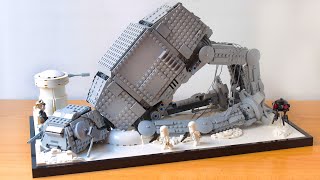 LEGO Star Wars Crashed AT-AT MOC