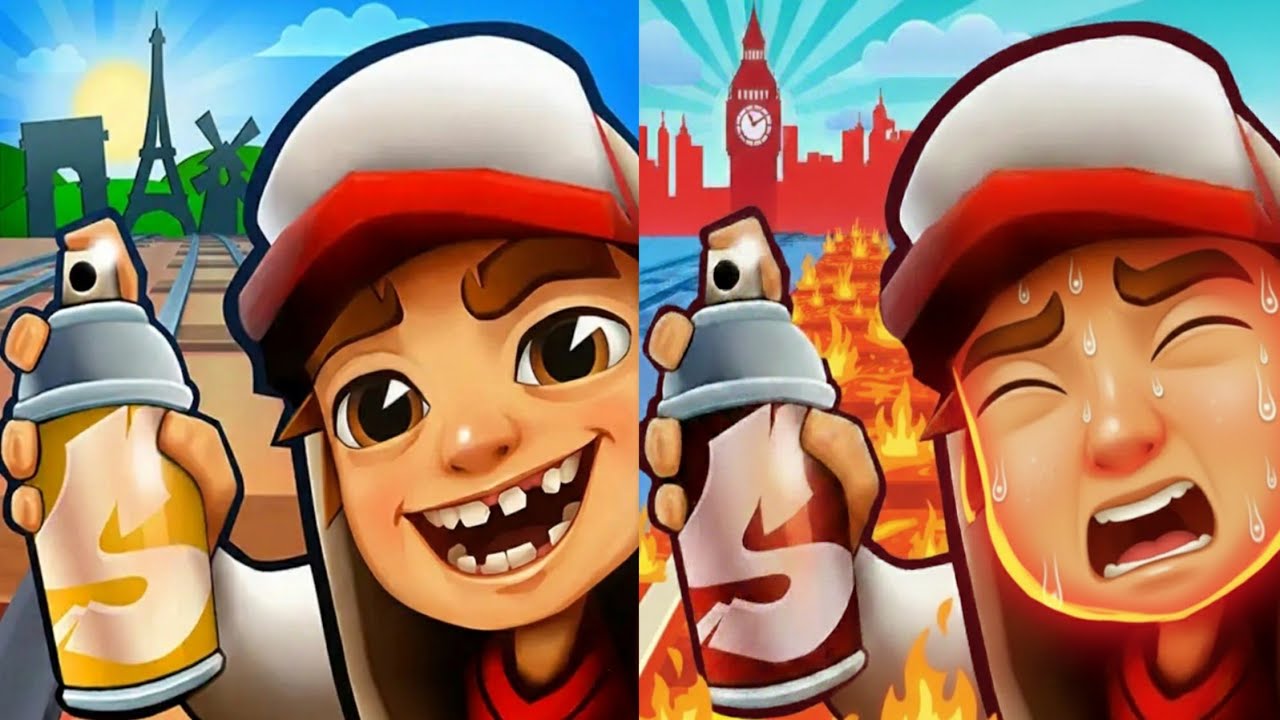 Subway Surfers : Paris Summer Games 2024 🆚 London 2026 Map Comparison 