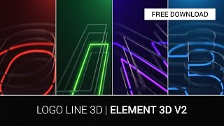 Logo Line 3D | After Effects | Element 3D v2 (review) Logo Line 3D | After Effects | Element 3D v2 (review)