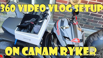 Can Am Ryker insta 360 motovlog setup #canamryker #insta360 #purplepanda