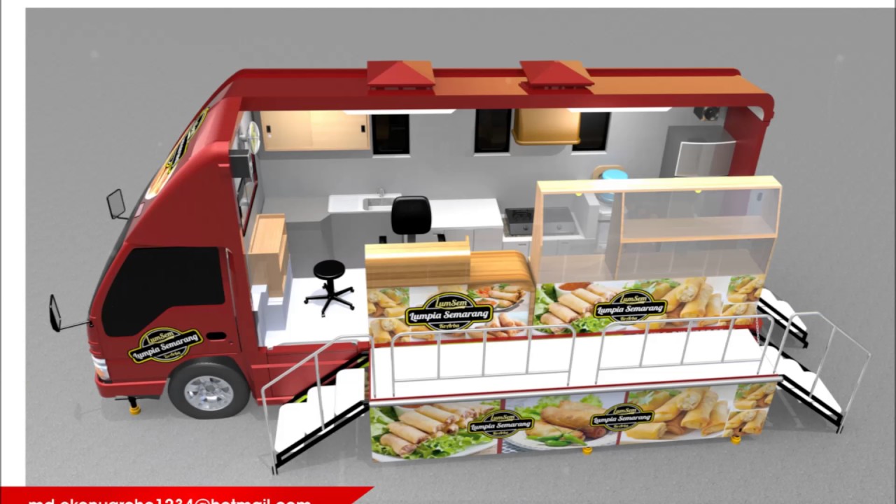 Desain 3D Food Truck (By Md Eko Nugroho)