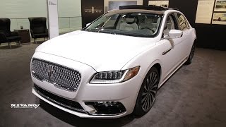 2017 Lincoln Continental Black Label - Exterior And Interior Walkaround  NYIAS 2017 2017 Lincoln Continental Black Label Exterior And Interior Walkaround 2017 Chicago Auto Show