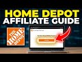 How to register with Home Depot affiliate program - Detailed Guide