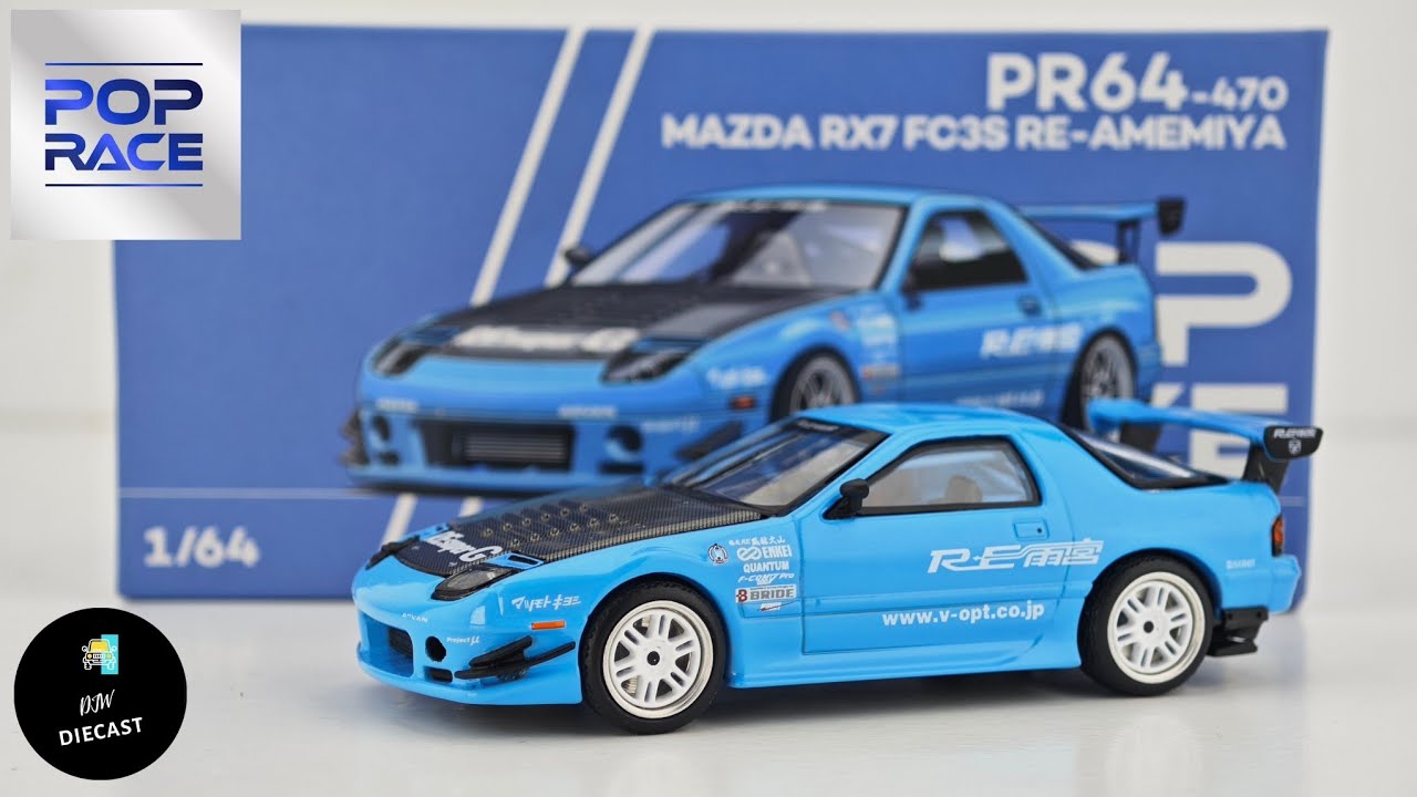 Mazda RX-7 FC3S RE Amemiya Tokyo Auto Salon 2026 by Pop Race 1/64