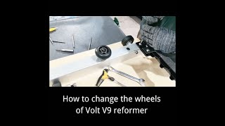 How to change the wheels of Volt Pilates V9 reformer