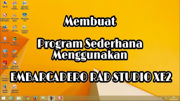 Membuat Program Sederhana Dan Mensinkronkan Ke MS.Access Menggunak Embarcadero RAD STUDIO XE2