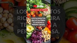 ALIMENTOS RICOS EN FIBRA AYUDAN A PERDER GRASA.  #cienciadelacomida #salud #fibra #pérdidadepeso