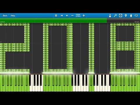 NEW YEAR Synthesia MIDI Art