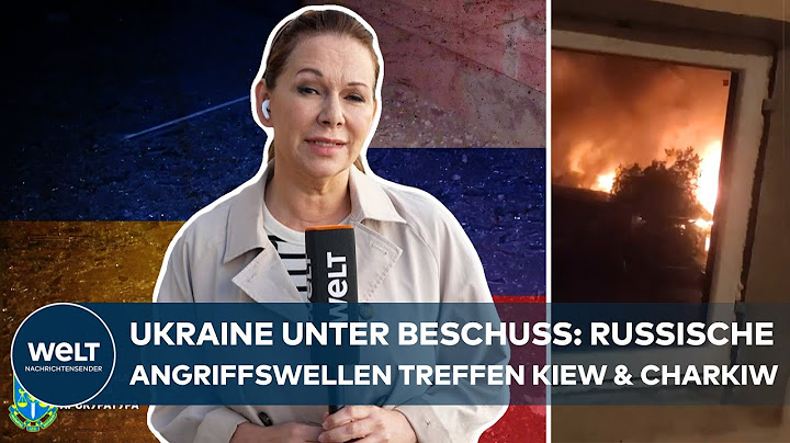 UKRAINE KRIEG: Russische Attacken mit Kampfdrohnen und Raketen treffen Kiew und Charkiw