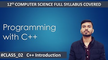 #02 | C++ Introduction | JHARKHAND BOARD (JAC) | C++ Programming