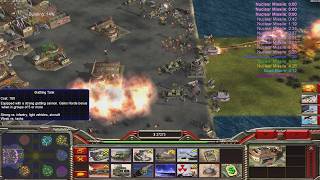 BOSS China - Command & Conquer Generals Zero Hour - 1 vs 7 HARD Gameplay Net Worth