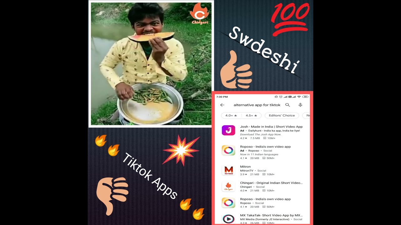 Worse swdeshi Tiktok app's | swdeshi Tiktok app's | prafful voice