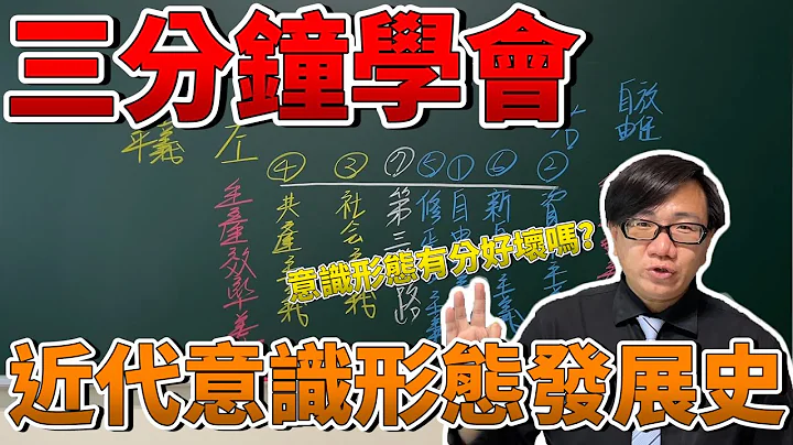 【三分鐘學會】快速學會近代意識形態發展史 | 羅文好公民（此影片有字幕） - 天天要聞