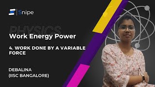 Work Done by a Variable Force | Work, Energy & Power | JEE, CBSE