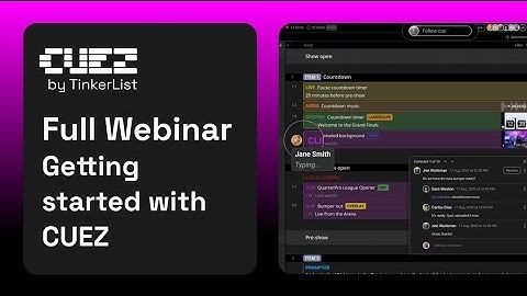Getting Started with Cuez: Full Webinar - Script & Rundown Collaboration