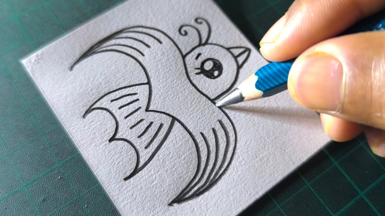 Drawing a Bird is EASY with These Simple Tricks - YouTube