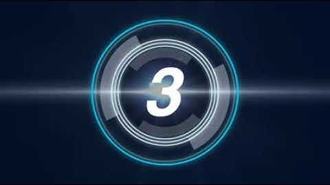 Futuristic Time Countdown